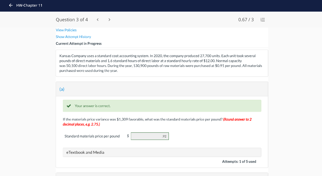 PLEASE HELP WITH C + HW-Chapter 11 Question 3 of 4 0.67/3
