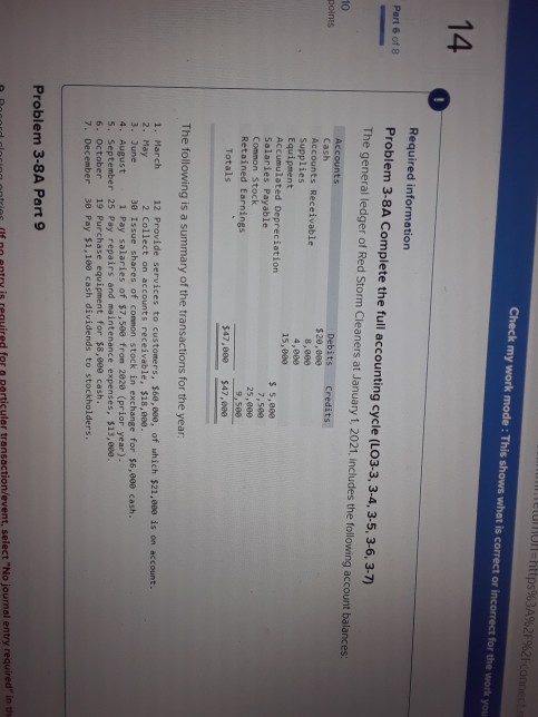 #14 Check my work mode: This shows what is correct or