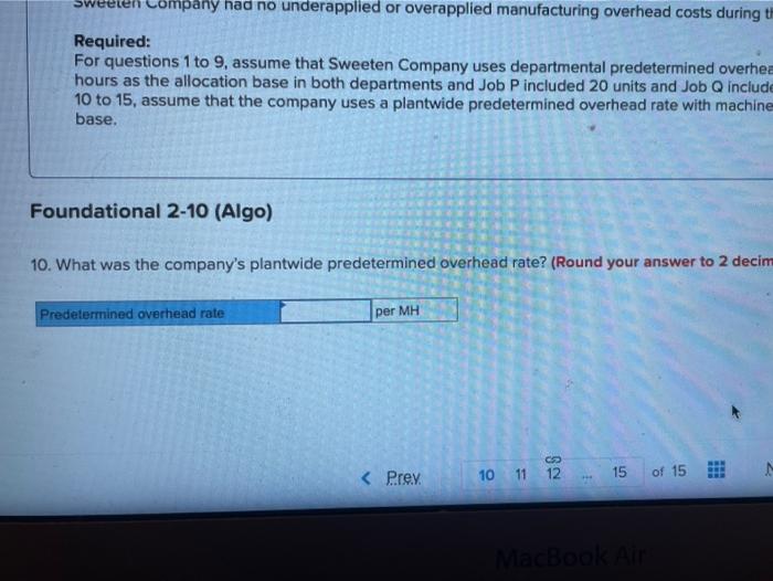 information The Foundational 15 (LO2-1, LO2-2, LO2-3, LO2.4) The following information applies