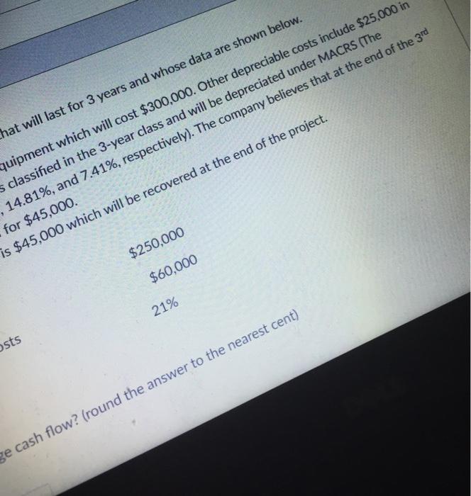 last for 3 years dll The company needs to buy a new