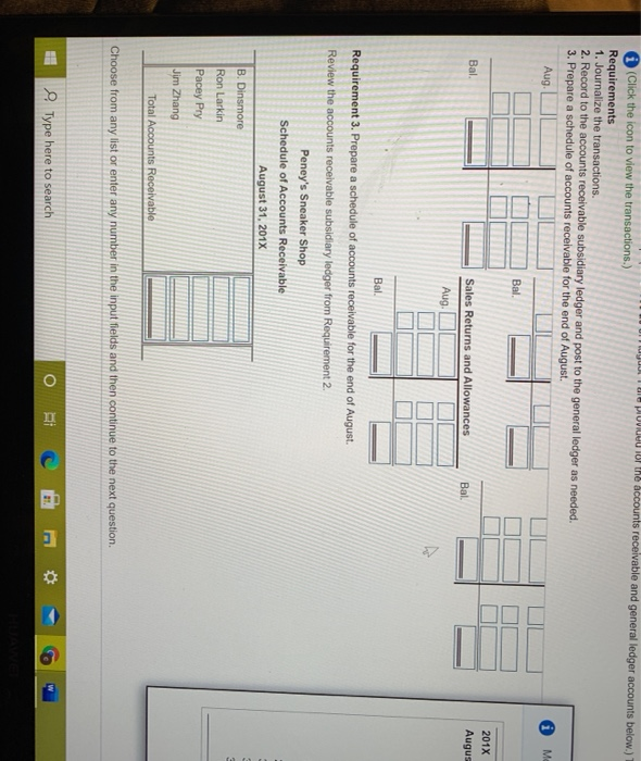 terms 2/10, n/30. 4 Sold $1,100 of merchandise on account to Ron