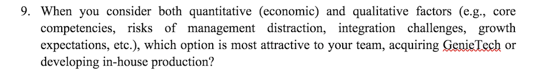 Please help, Thank you. When you consider both quantitative (economic) and qualitative