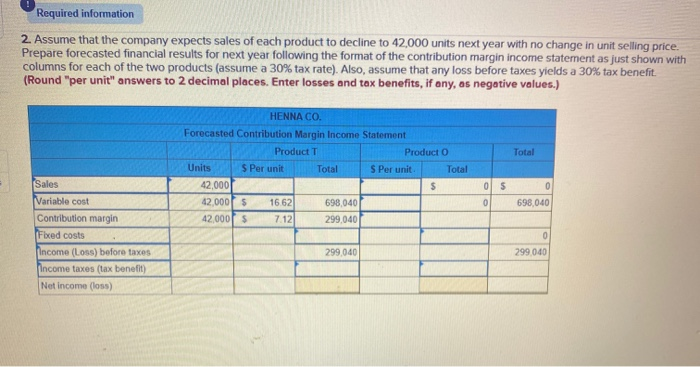 and income calculations LO C2, A1, P4 [The following information applies to