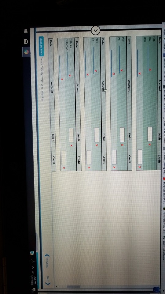 customers. The cost of the goods sold was $6,480. 4. Sold merchandise