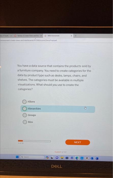  You have a data source that contains the products sold by