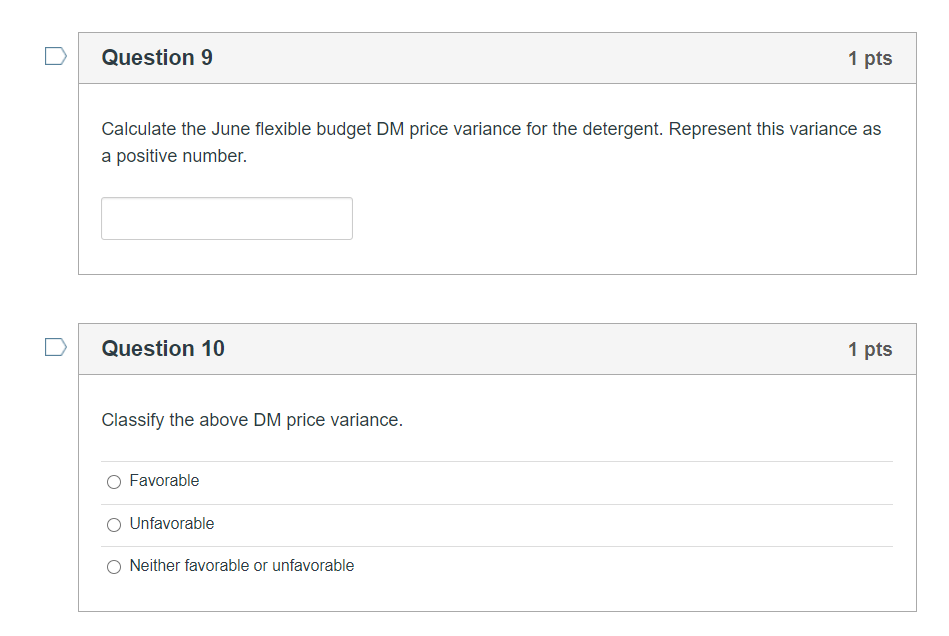 the following data about her costs, revenues, and expected units (# of