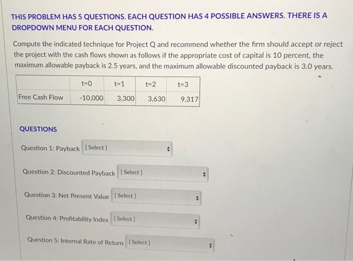 please help me withbthis finance prblem set! THIS PROBLEM HAS 5 QUESTIONS.