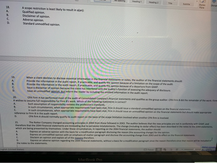  Spacing Heading Heading 2 Sunt Styles Pane Dictar 18 A B