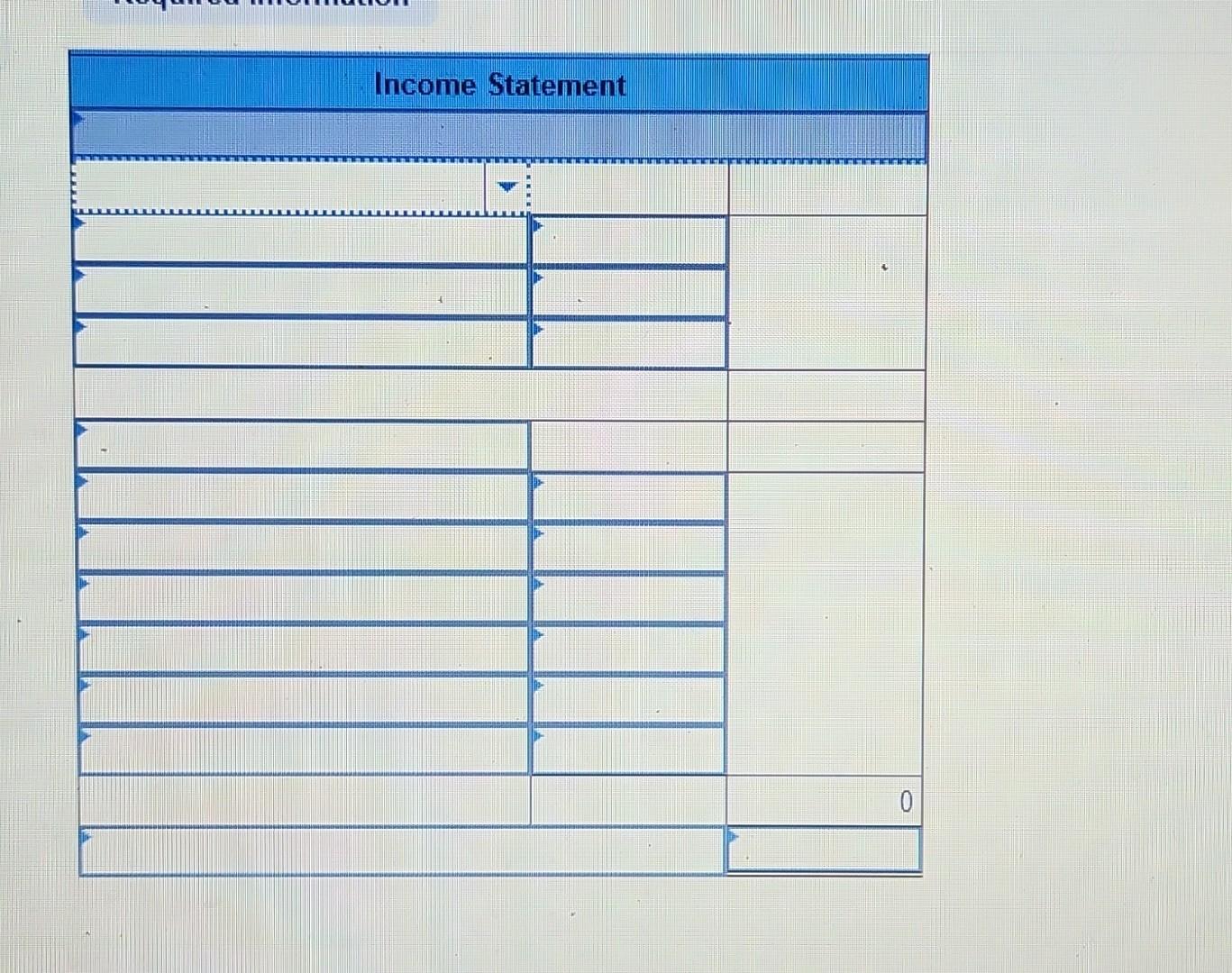 2 Step 3 Required information Use the following information for the Exercises