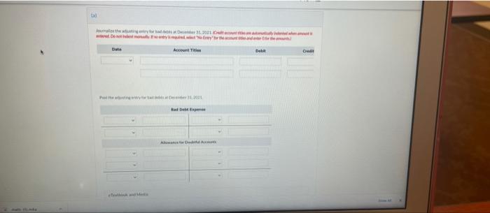 Bramble Corp. at December 31, 2021. Number of Days Past Due Customer