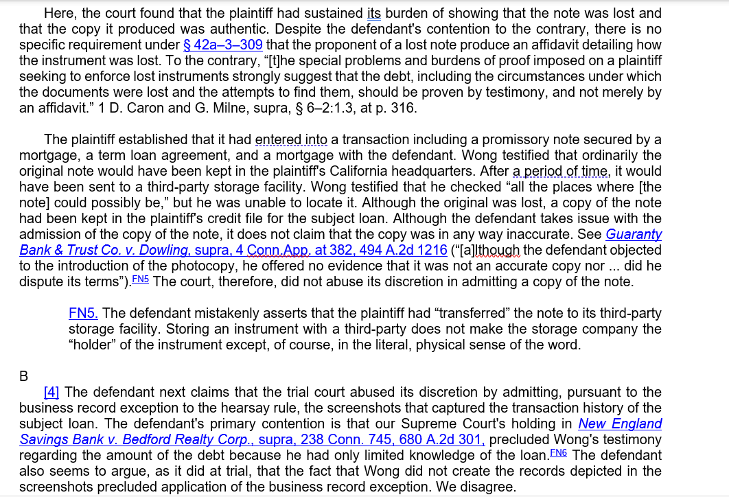 contention to the contrary, there is no specific requirement under 42a3309 that