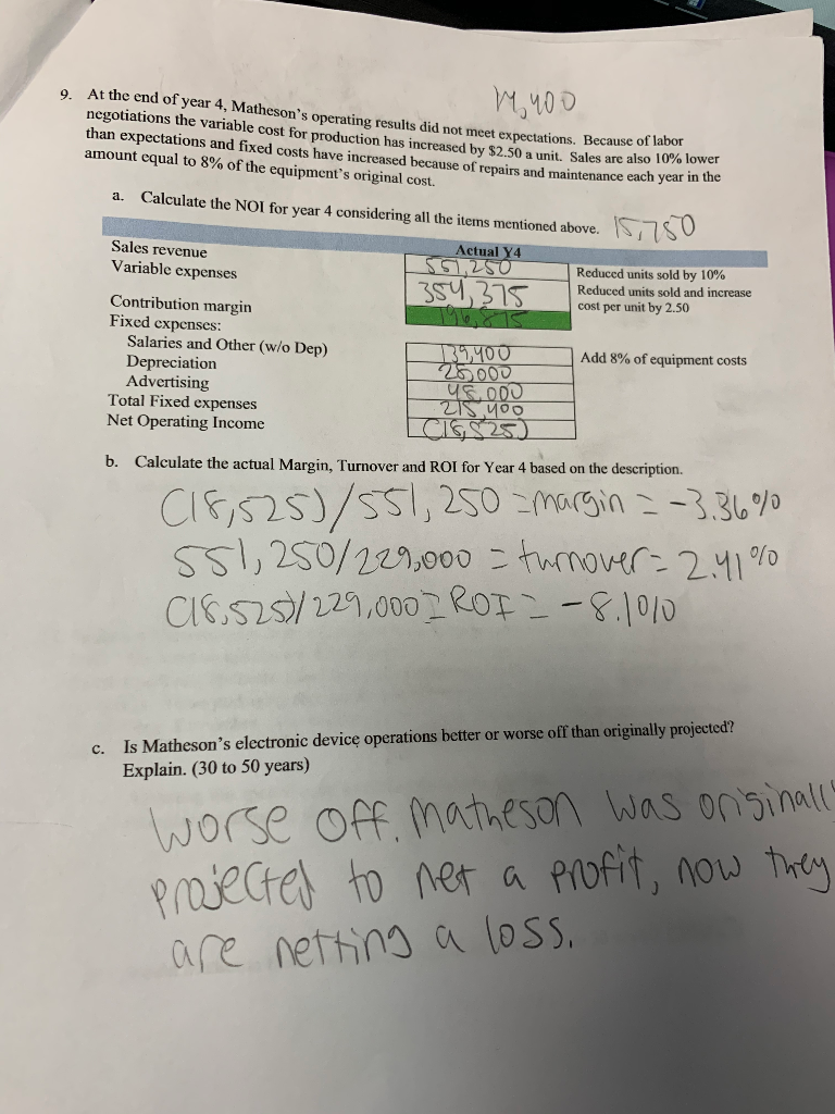 8,500 13,500 15,500 17,500 c. Production and sales of the device would