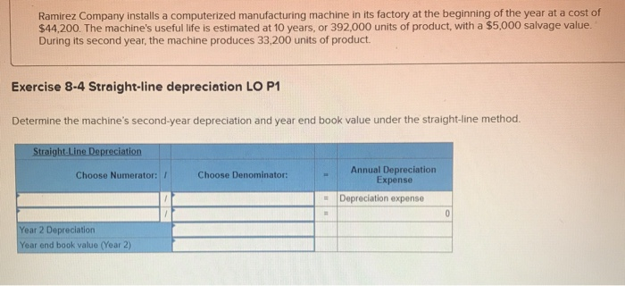 i need help with this question Ramirez Company installs a computerized manufacturing