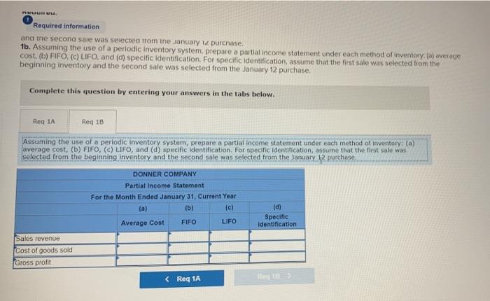 to the questions displayed below. At the end of January of the