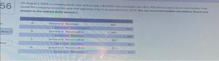  multiple choice option A, option b, option c , option d