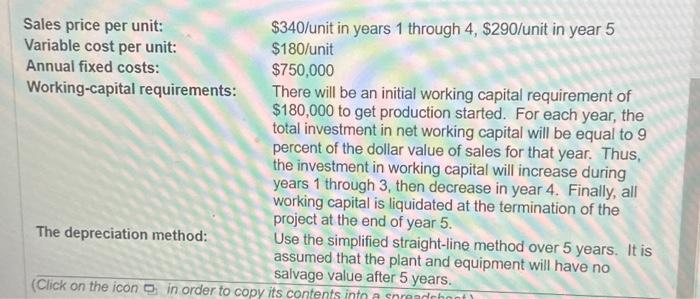 rate of 10 percent, is considering a new project. This project involves