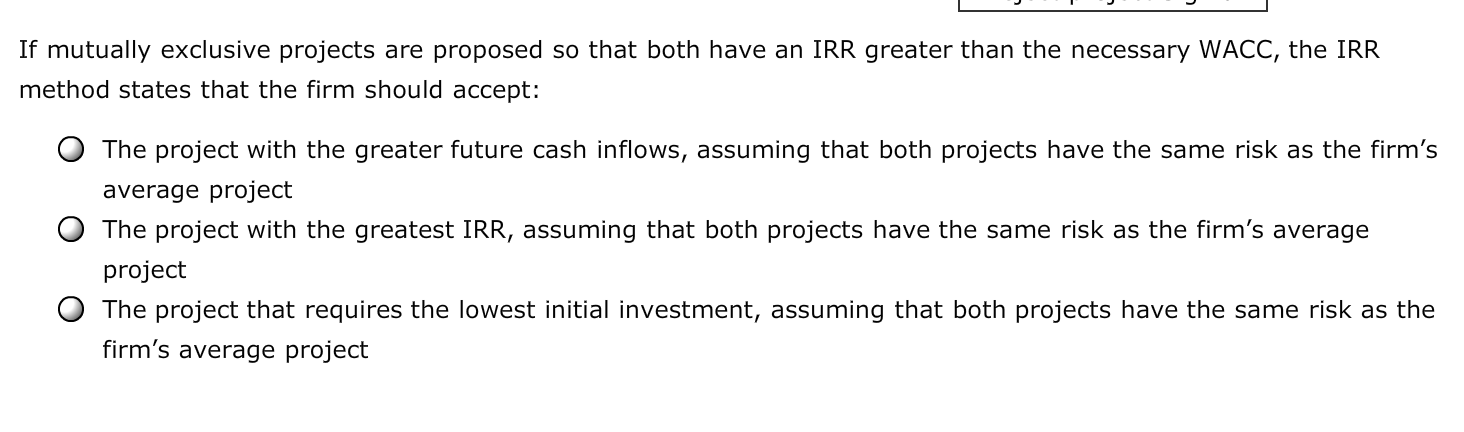 evaluating a proposed capital budgeting project (project Sigma) that will require an