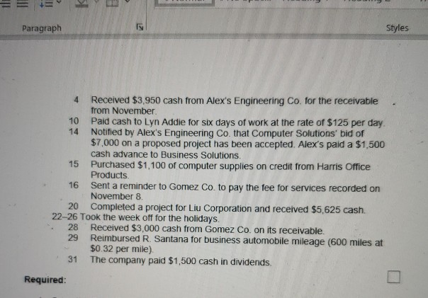 And that's what the trial balance looks like, i need help with