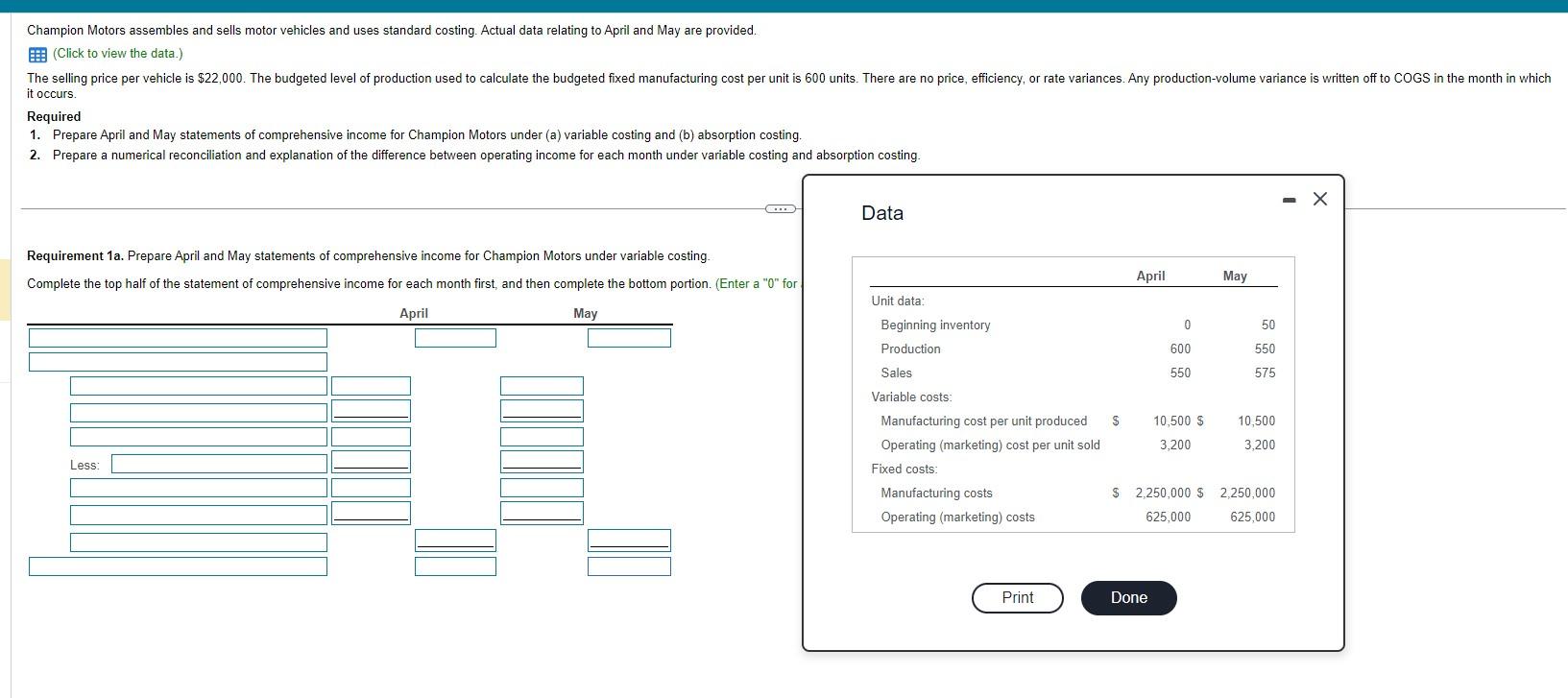 PLease provide the answer as per the below format / table. Thanks.
