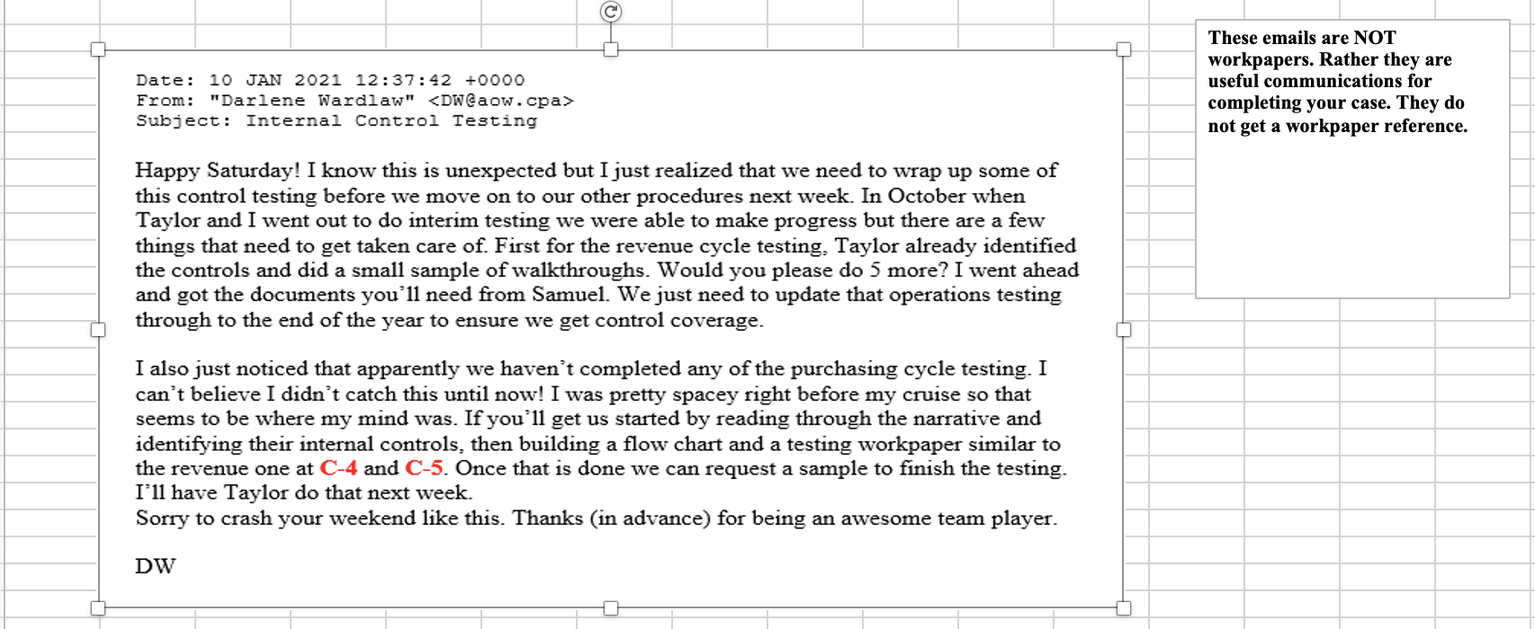 and 4b thank you Apollo Internal Controls Audit Mini Case In this