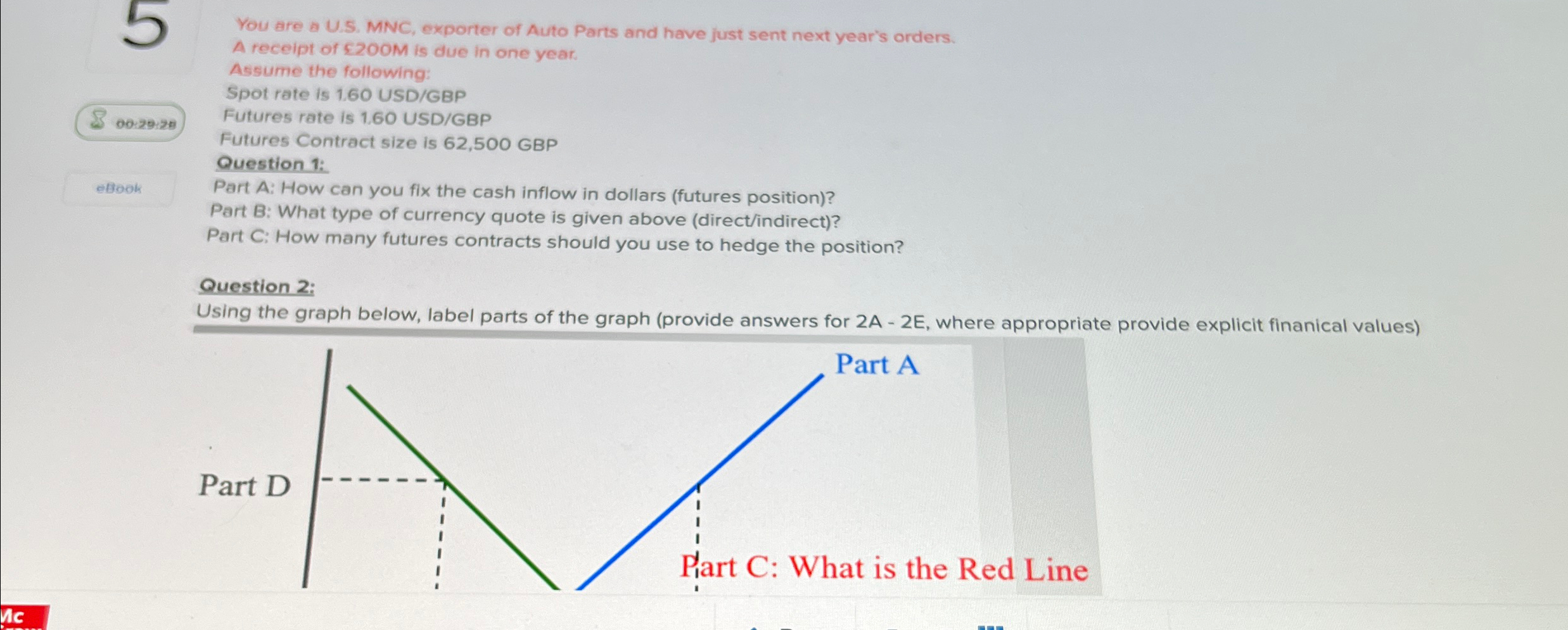  You are a U.S. MNC, exporter of Auto Parts and have