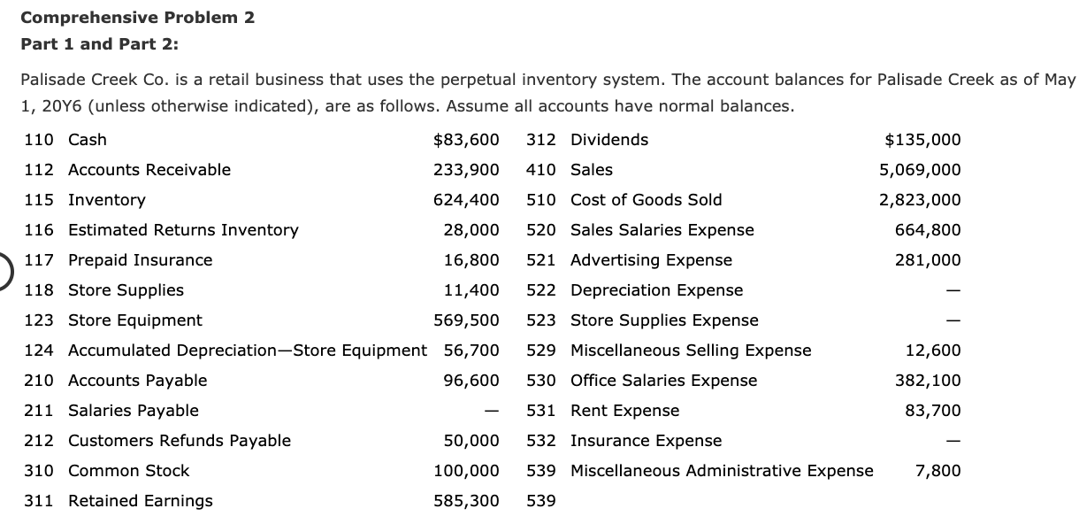 I only need help with sections 9 and 10!!!! Comprehensive Problem 2