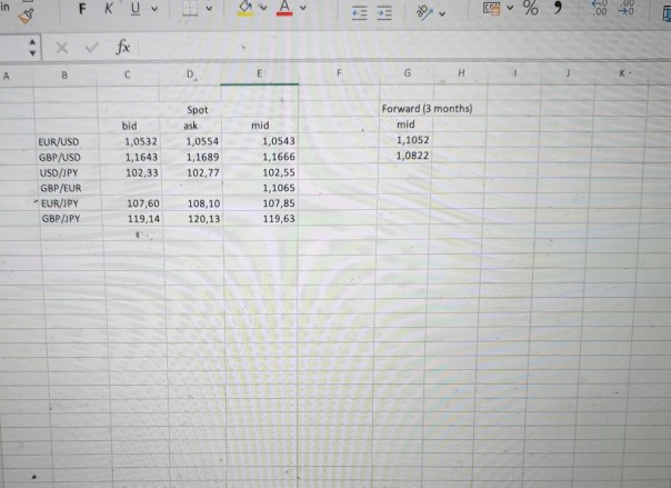 2 in the datafile. Does the quoted rate differ from the cross
