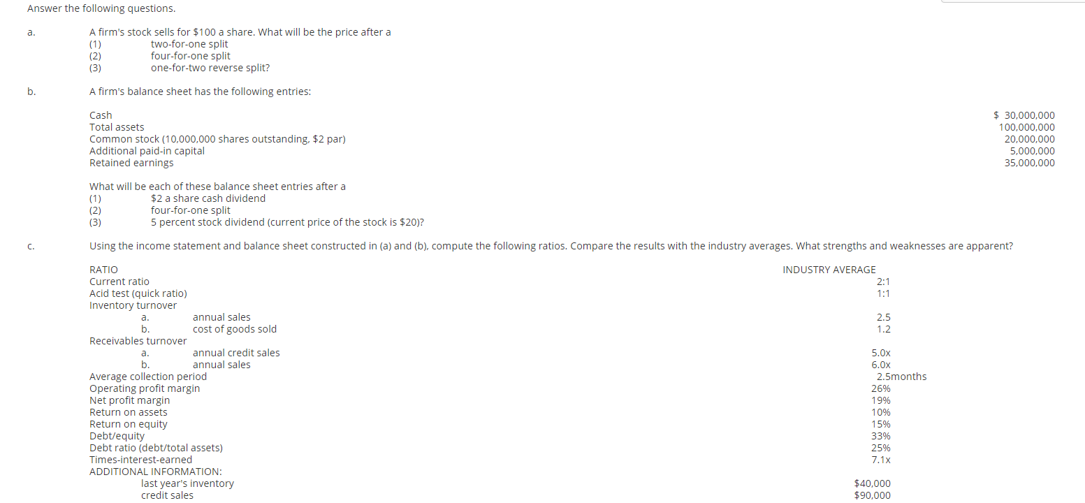 Please provide step by steps process Answer the following questions. a. A