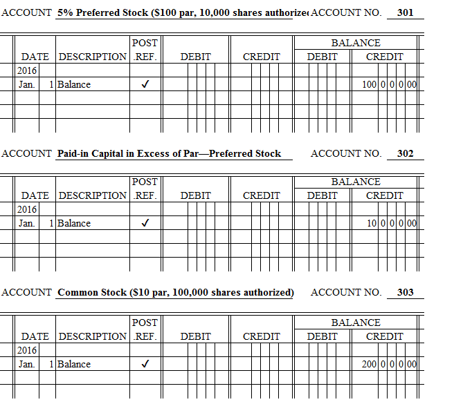 Analyze the transactions on the pages that follow, and record them in