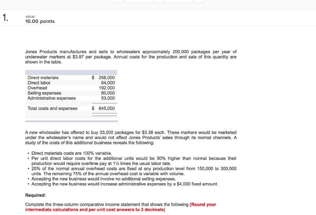 Someone please fill boxes out explanations not helping 1.10,.00 points value: