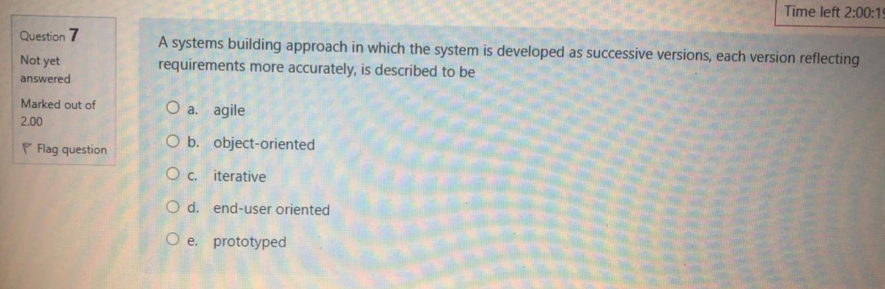 5 Often there are multiple possible designs for a system Not yet