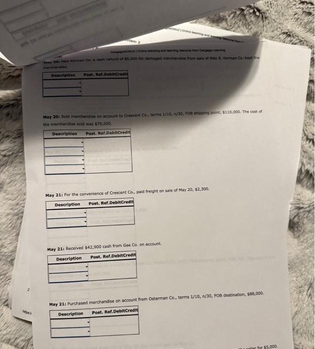 indicated), are as follows: 110 Cash 112 Accounts Receivable 115 Merchandise Inventory