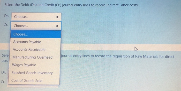 record the transfer of finished jobs to FG Inventory. Cash Dr. Accounts
