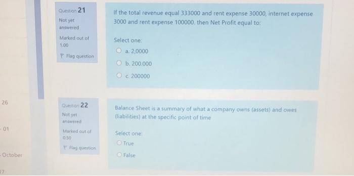None of the answers Od 5000 Income after Tax Question 17 Not
