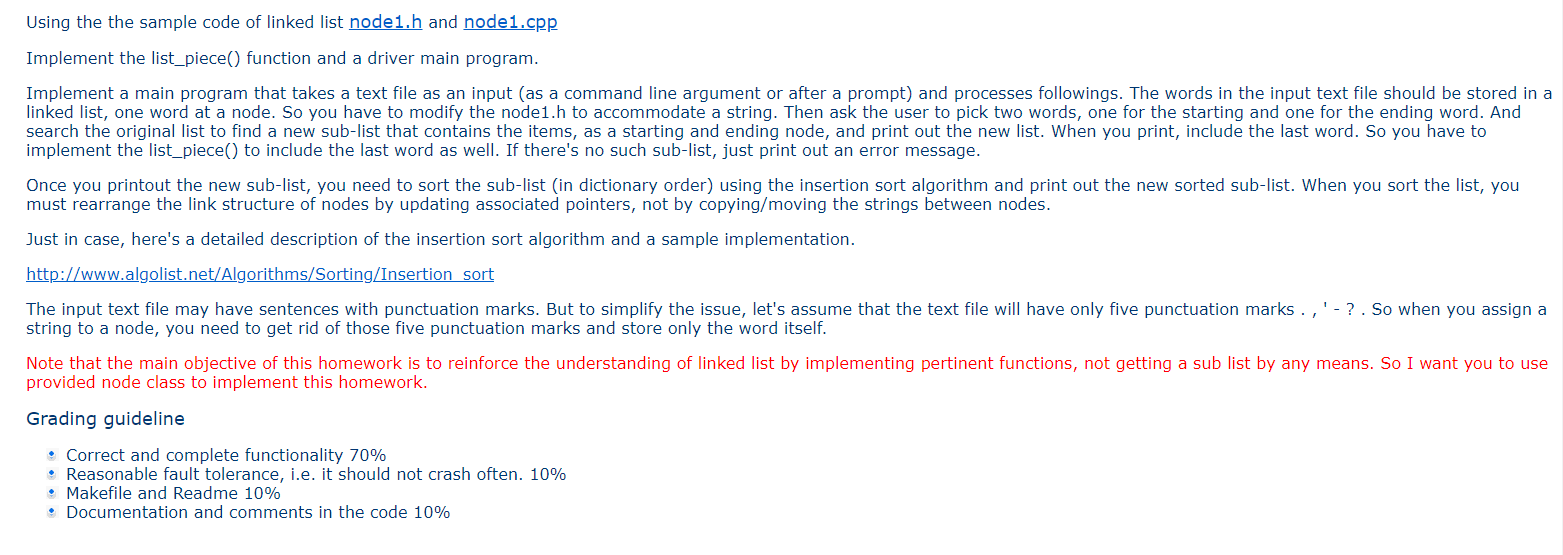 Can someone help me with this assignment please? Using C++ programming. Thank