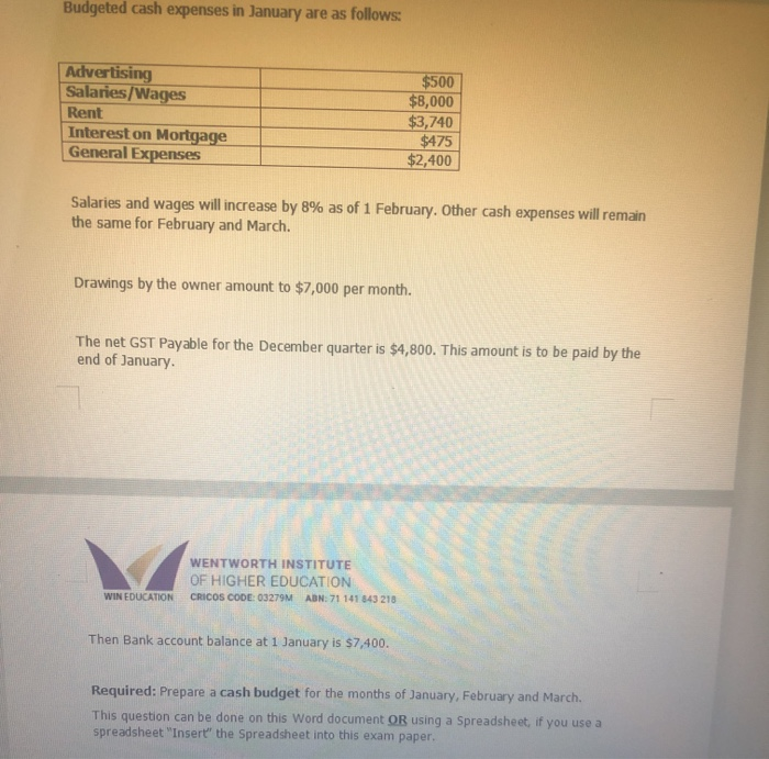 - New Style Question 2 (Marks 10) Kellybrook Gallery is preparing its