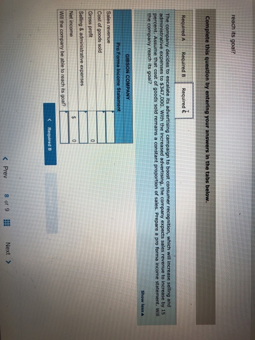 current year's projected income statement Current Ye $1,600,000 1,200, 000 400,000 239,000