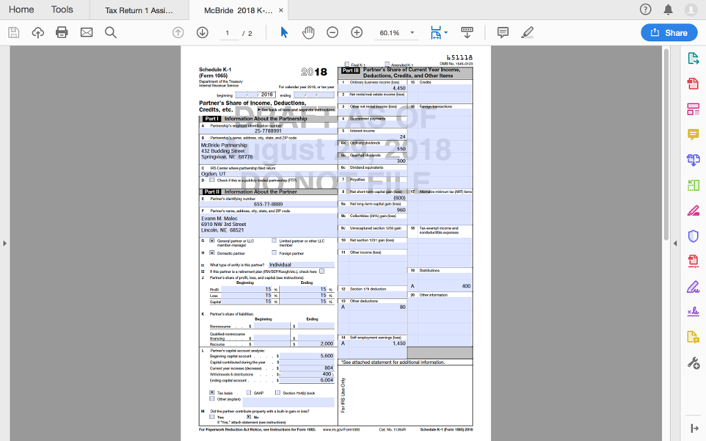 Please help me with this tax return. You may need the following