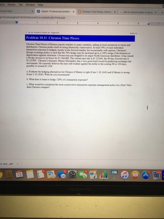  arks People Tab Window Help chapter 10 advanced problem x C