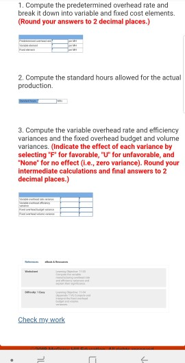 standard machine-hour and its fixed manufacturing overhead should be $59,904 per month