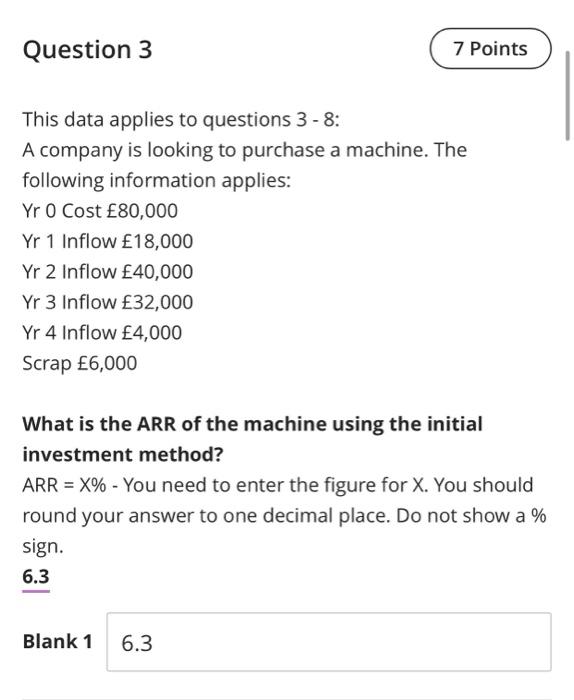 the initial investment method. Would the company accept or reject the machine?