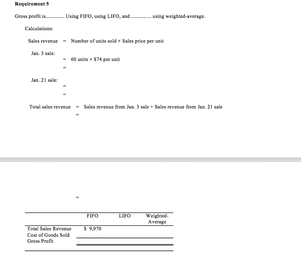 $74 8 Purchase 21 Sale 30 Purchase $ 43 79 49 Requirements