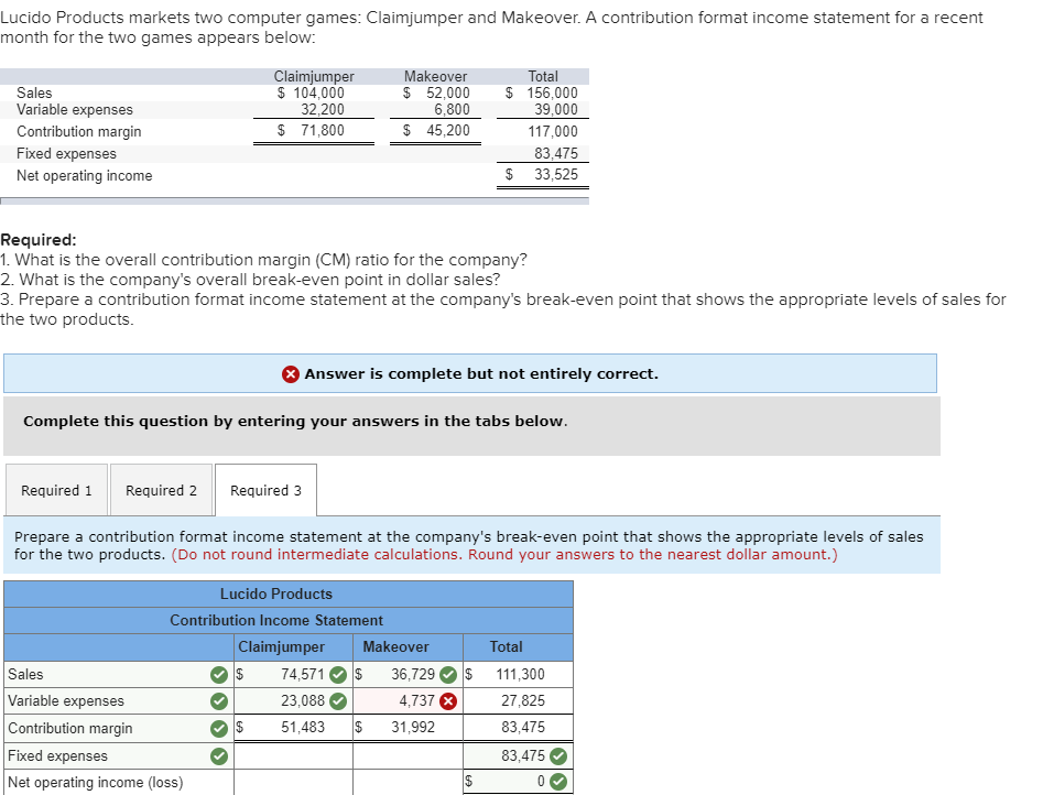 Please help me with question 3. I think I have all correct
