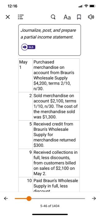 month of June for Kern's Book Warehouse using a perpetual inventory system.