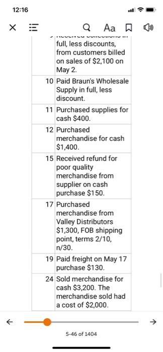 P5.2A (LO 2. 3. 5) Financial Statement Renner Hardware Store completed the