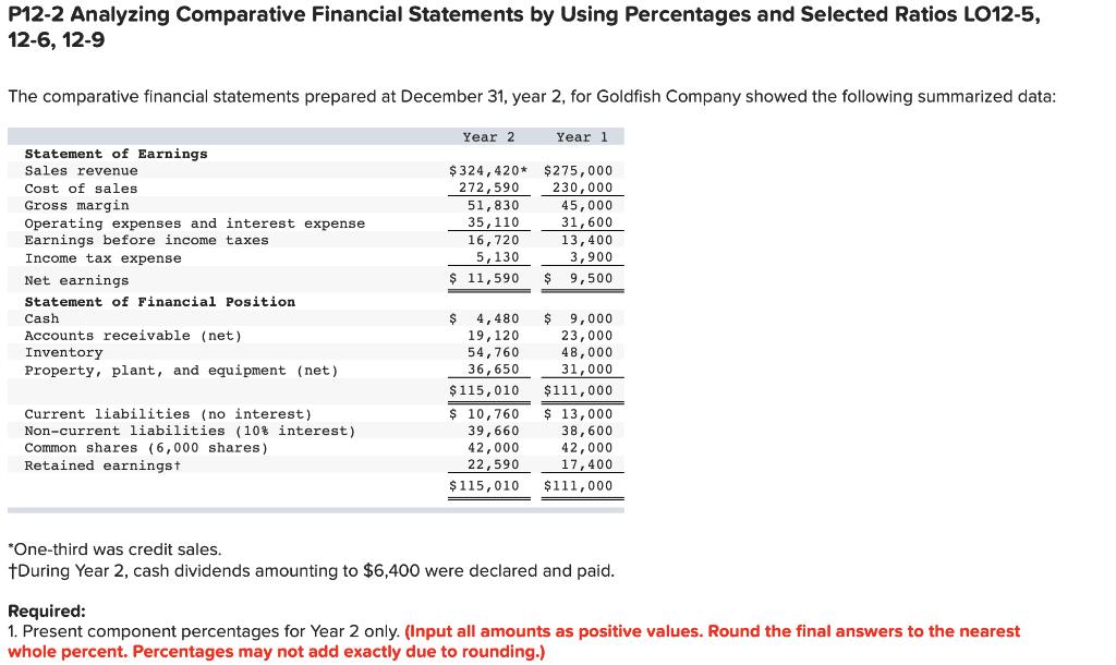  Please need complete before midnight thank you so much. P12-2 Analyzing