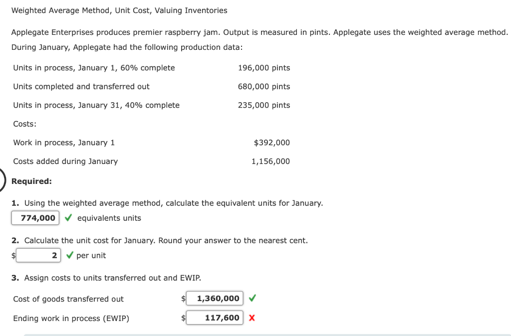 in gallons. Aztec uses the FIFO method. All manufacturing costs are added