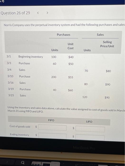 the earliest goods purchased are the first to be sold, True Balse