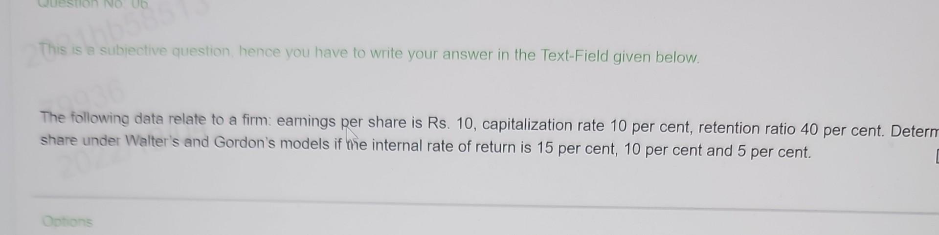  This is a subjective question, hence you have to write your