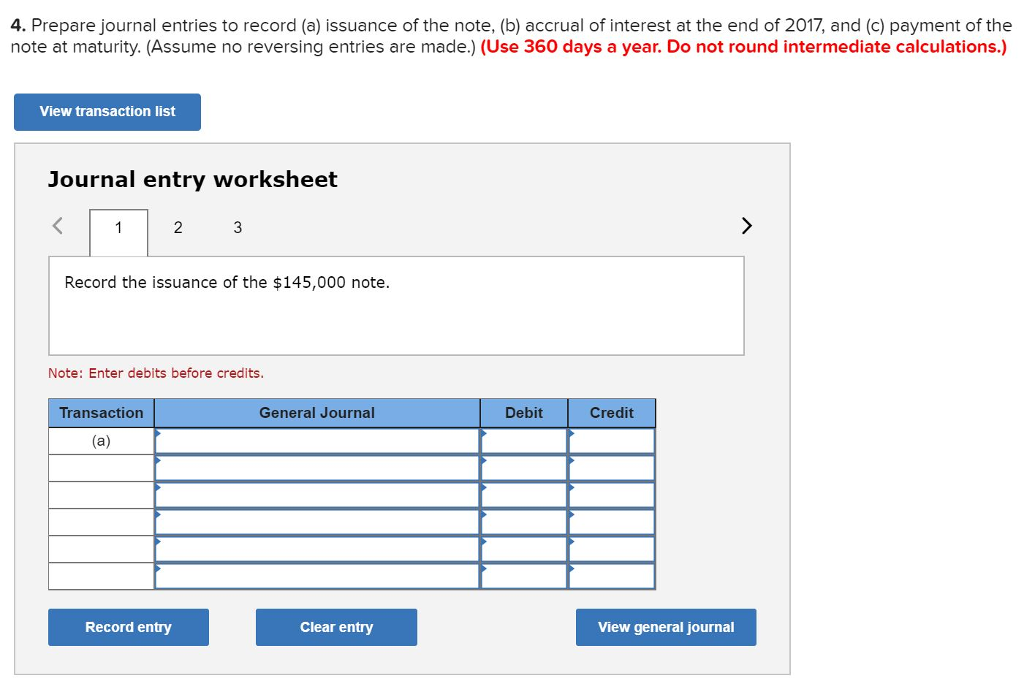 borrows $145,000 cash on December 1, 2017, by signing a 90-day, 10%